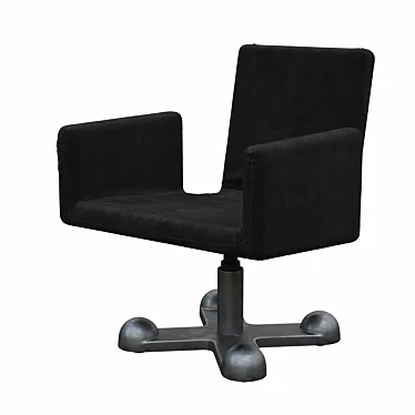 Elegant Desk Chair: Sottsass-King Collaboration 3D model image 1 