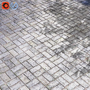 Title: Seamless Paving Materials for 3D Rendering 3D model image 1 
