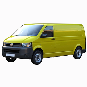 VW T5 LBW Cargo: Spacious and Practical 3D model image 1 