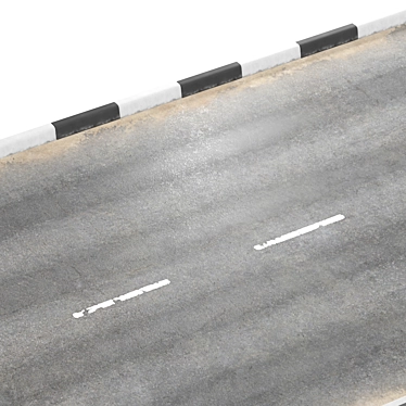 Procedural asphalt and curbs.