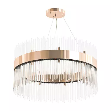 Modern Focco Pendant Chandelier 3D model image 1 