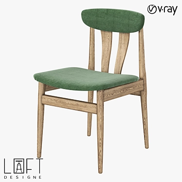 Stylish Chair LoftDesign: 36357 Model 3D model image 1 