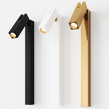 MICK 1.0 Sconce: Sleek Belgian Design 3D model image 1 