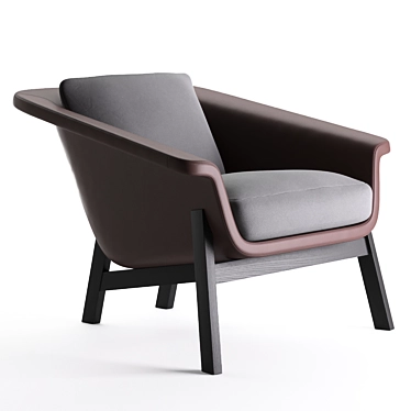 Sienna Armchair: Elegant Design and Comfort 3D model image 1 