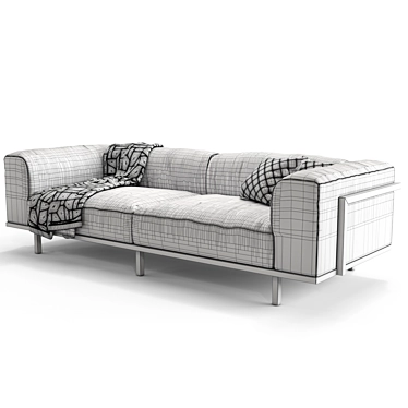 Contemporary Comfort: Okha Big Easy Sofa 3D model image 1 