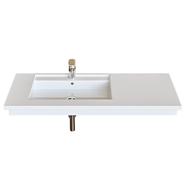 Roca Prisma Surface Mounted Washbasin 3D model image 1 