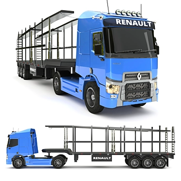 Renault Truck Model 2015 3D model image 1 