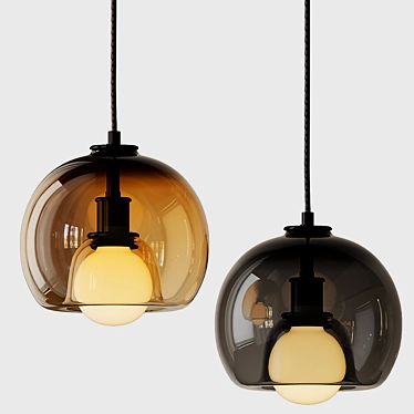 Handblown Glass Orb Pendant Light