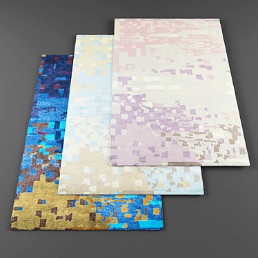  Modern High-Resolution Rugs 3D model image 1 