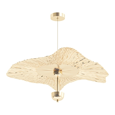 Lucilla-A: Metal Pendant Light with LED Source 3D model image 1 