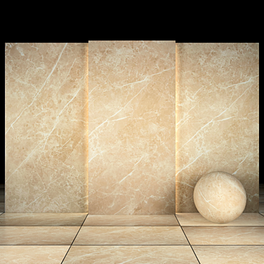 Premium Roma Stone Tiles 3D model image 1 