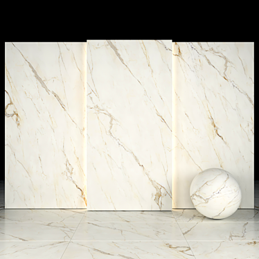  Calacatta Oro Marble Tiles 3D model image 1 