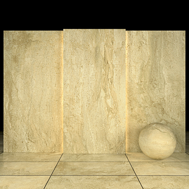 Dino Reale Marble: Exquisite Elegance 3D model image 1 