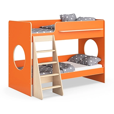 Modern Modular Kids Bed Set 3D model image 1 