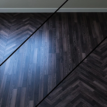 Kahrs Wenge Kyoto Parquet: Elegant and Timeless 3D model image 1 