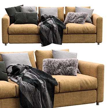 Ikea Vimle Sofa: Stylish and Functional 3D model image 1 