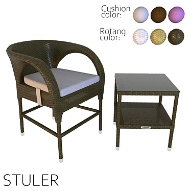 OM STULER coffee group (round back chair)