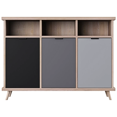 Modern Conni Sideboard: Otto | Newroom | 120 cm 3D model image 1 