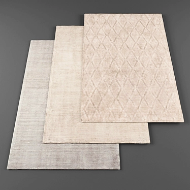 High-Res Rug Collection (8pcs) 3D model image 1 