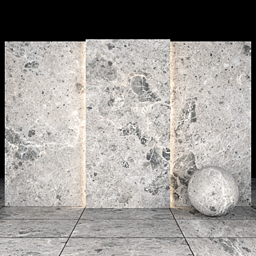 Sarita Gray Stone Texture Set 3D model image 1 