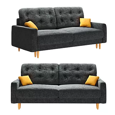 BOSS SKANDY Straight Sofa 3D model image 1 