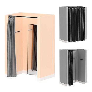 Versatile Fitting Room: Modernize Your Style 3D model image 1 