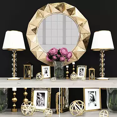 Elegant Decor Set 3D model image 1 