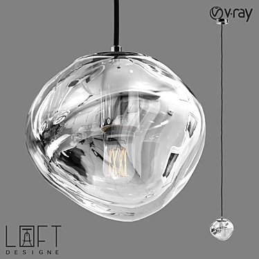 Modern Pendant Light LoftDesigne 8956 3D model image 1 