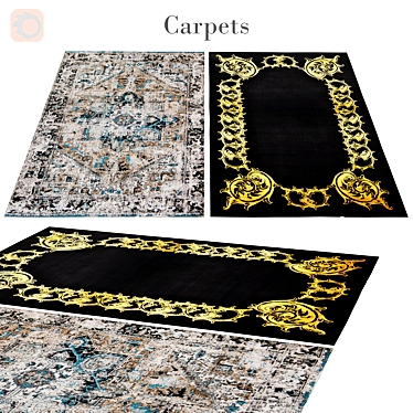 Elegant Poly Rug 215 3D model image 1 