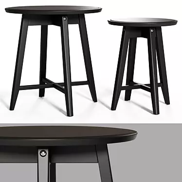 Modern Set of Kragsta Tables - Sleek and Stylish 3D model image 1 