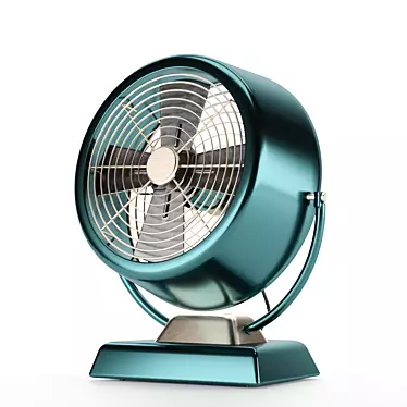 Retro-Inspired Air Circulator 3D model image 1 