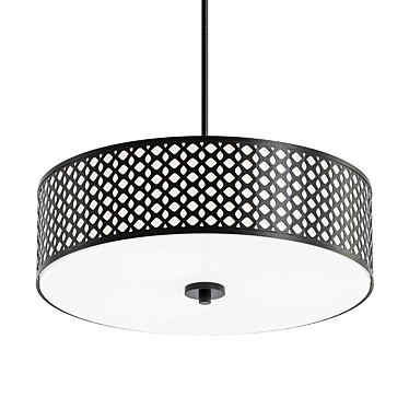 Bellevue 3-Light Pendant 3D model image 1 