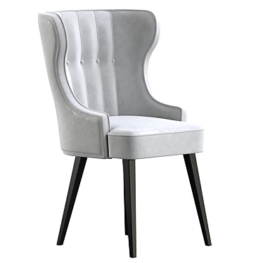 Versave Home Armchair: Stylish Comfort 3D model image 1 