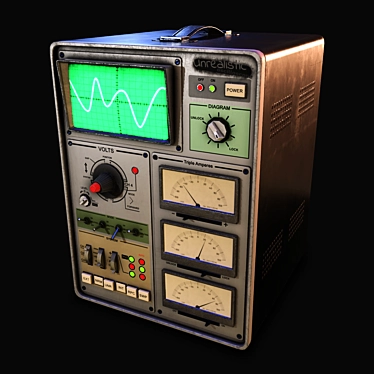 Advanced Digital Oscilloscope 3D model image 1 