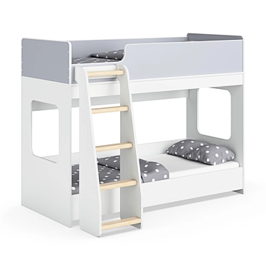 Legenda K42D + LP42A Modular Children's Bed 3D model image 1 