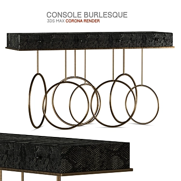 Burlesque Console: Elegant and Seductive 3D model image 1 