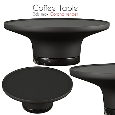 Minimalist Scandinavian Coffee Table 3D model image 1 