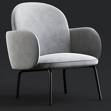 Shaftsbury 20 Armchair: Modern Comfort at its Finest 3D model image 1 