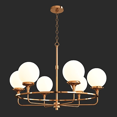 Luxury Beverly Hills Chandelier 3D model image 1 