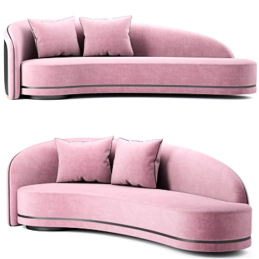 Mouna: Premium Sofa and Chair 3D model image 1 