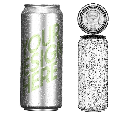 Metal Can for Beverages 3D model image 1 