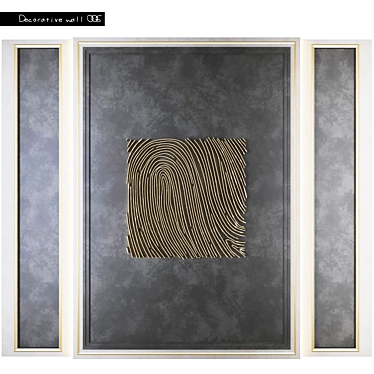 Decorative Panel 006 - Elegant Wall Accent 3D model image 1 