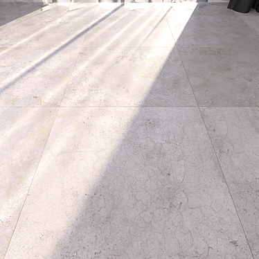 Silver Hyper 60x60: Modern Multitextured Floor 3D model image 1 