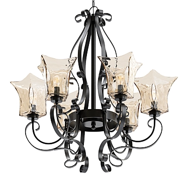 Vetraio Collection 31" Chandelier 3D model image 1 