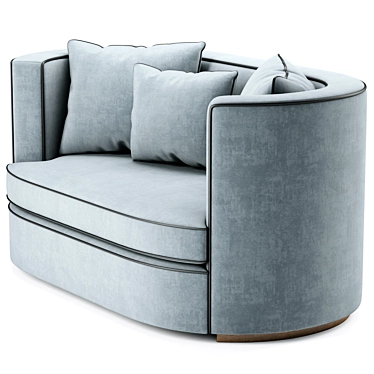 Elegant Love Sofa | High-Quality Design 3D model image 1 