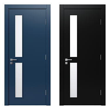 Elegant Interior Door - 17 3D model image 1 