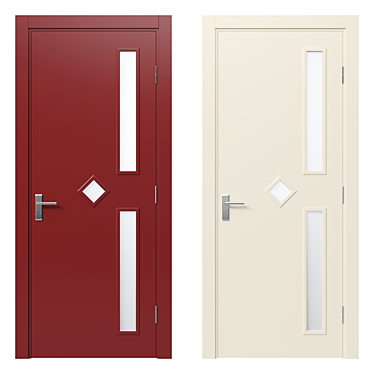 Modern 19 Interior Door 3D model image 1 