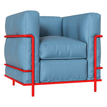 Cozy Armchair - 70x70x70cm 3D model image 1 