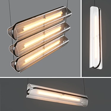 Vale Crystalline Light Fixture 3D model image 1 