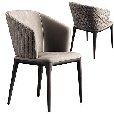 Luxurious Louise Chair by Angelo Cappellini 3D model image 1 